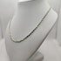 Collana oro 18k catena maglia bicolore 50 cm 8.60 gr | Gioiellitosti.it